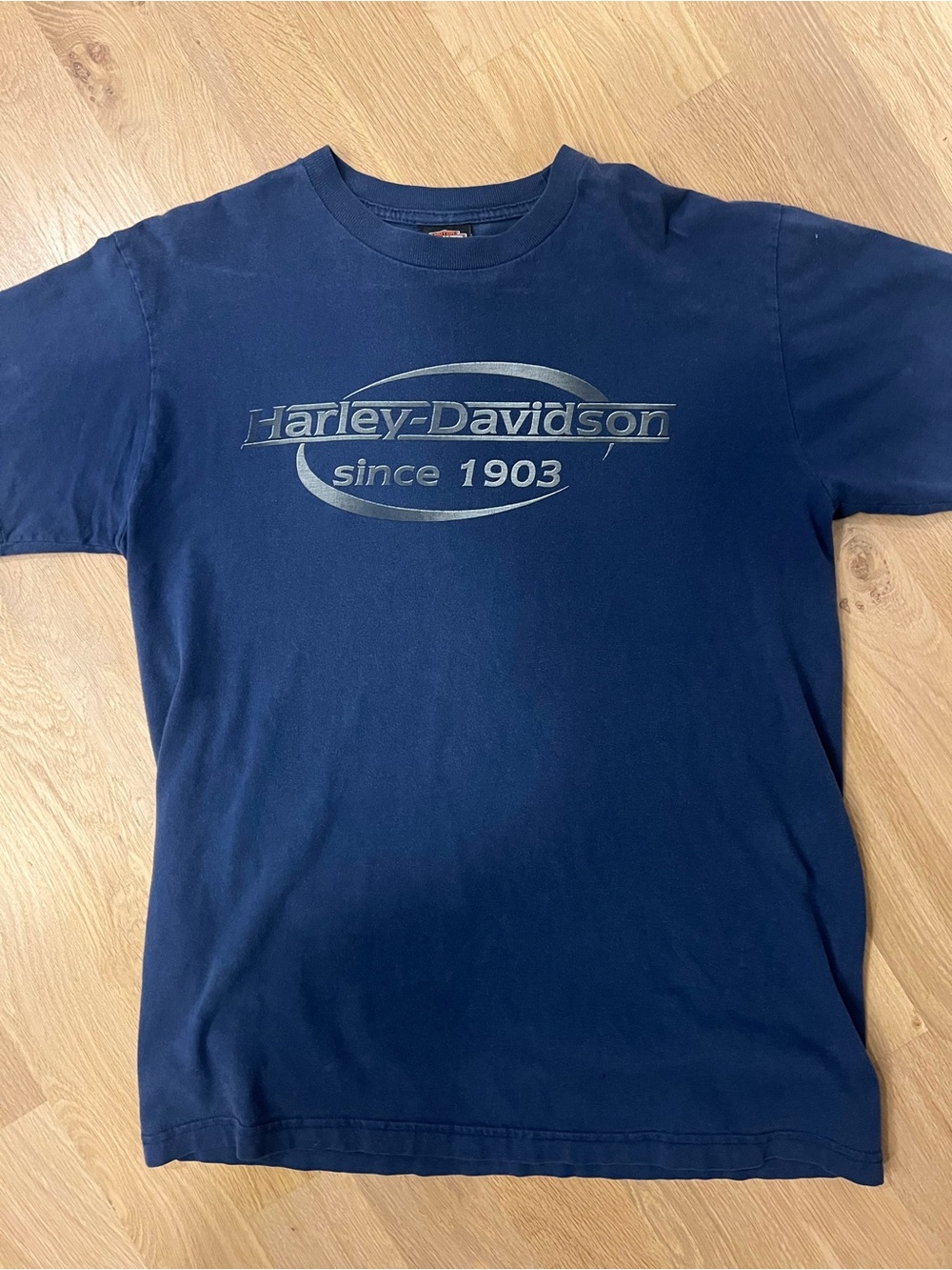 Harley‑Davidson Navy Short‑Sleeve Logo Tee